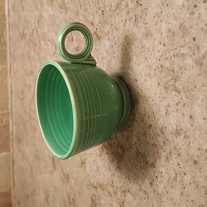 Fiesta Vintage ring handle cup, no saucer,  green